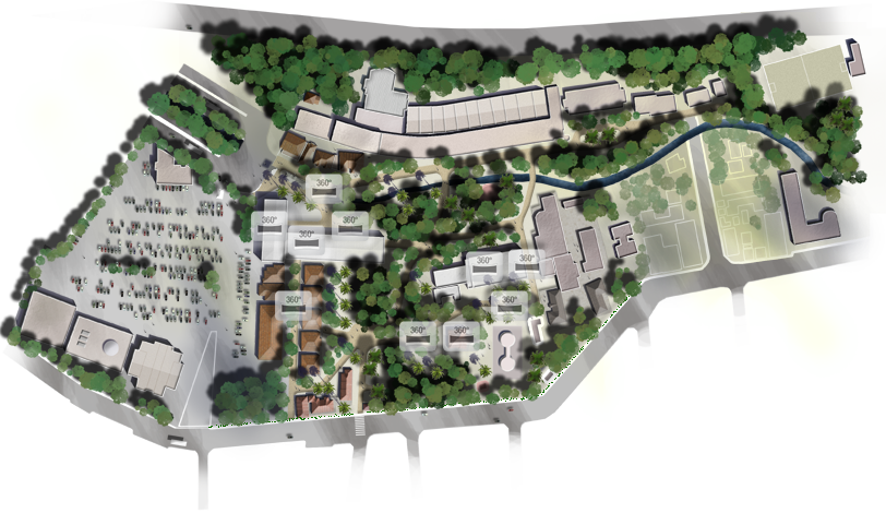 Panorâmicas do campus (HTML5)