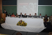 Solenidade de abertura, no Auditório do RDC. Fotógrafo Antônio Albuquerque. Acervo do Núcleo de Memória.