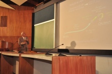 Palestra do presidente da ANE, Paulo Augusto Vivacqua, no Auditório do RDC. Fotógrafa Thaís Mandarino. Acervo do Projeto Comunicar.