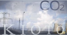 Imagem alusiva ao protocolo de Kioto e às questões energética e de controle da emissão de CO2