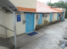 Entrada do laboratório. Fotógrafo Antônio Albuquerque. Acervo do Núcleo de Memória.