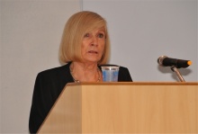 Palestra da Profa. Chantal Mouffe no Auditório B8. Fotógrafa Flavia Espíndola. Acervo do Projeto Comunicar.