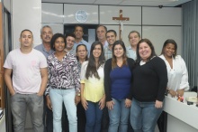 O Prefeito Eduardo Cabral Lacourt e equipe. Fotógrafo Antônio Albuquerque. Acervo Núcleo de Memória.