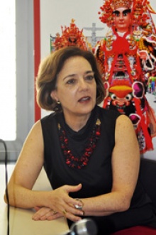 Professora Sílvia Becher. Fotógrafa Cynthia Salles. Acervo Projeto Comunicar.