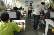 Inauguração do acesso a Internet na Cidade de Deus