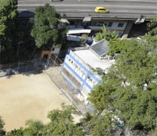 Vista aérea do Laboratório de Engenharia Veicular. Fotógrafo Nilo Lima. Acervo do Núcleo de Memória.