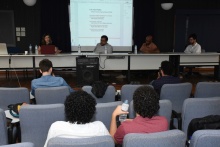 Mesa de abertura, no Auditório Padre Anchieta. Fotógrafo Antônio Albuquerque.