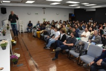 As palestras foram realizadas no auditório Padre Anchieta. Fotógrafo Antônio Albuquerque.