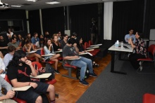 Palestra realizada na sala K102. Fotógrafo Antônio Albuquerque.