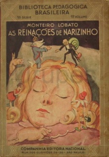 Capa de Reinações de Narizinho Capa de Reinações de Narizinho