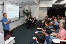 Evento realizado no auditório do IAG. Fotógrafo Antônio Albuquerque.