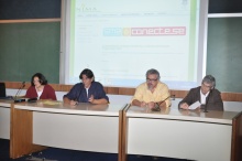 Fala do prof. Luiz Felipe Guanaes Rego, diretor do NIMA. Fotógrafo Antônio Albuquerque. Acervo do Núcleo de Memória.