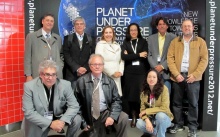 Comitiva da PUC-Rio durante o evento. Fonte: divulgação do evento.