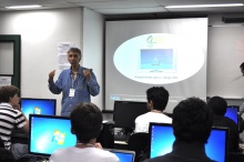 Abertura da etapa Ginga-Rio do Projeto Ginga Brasil. Fotógrafo Antônio Albuquerque. Acervo do Núcleo de Memória.