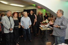 Luiz Carlos Barreto, Lucy Barreto, Roberto Farias e o Prof. Miguel Pereira. Fotógrafo Weiler Filho. Acervo do Projeto Comunicar.