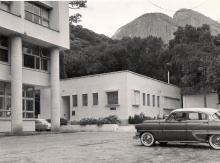 Centro de Dosimetria, que localizava-se onde hoje está o Rio Datacentro. Acervo Departamento de Física.