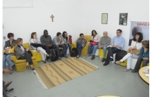 Encontro realizado na sala L501/8. Fotógrafo Antônio Albuquerque. Acervo Núcleo de Memória.