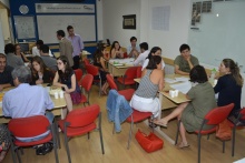 Participantes da oficina. Fotógrafo Antônio Albuquerque. Acervo do Núcleo de Memória.