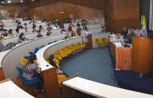 Abertura do evento, com a presença do Reitor Pe. Josafá Carlos de Siqueira S.J. Fotógrafo Antônio Albuquerque.