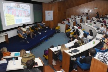 Abertura do evento, no auditório do RDC. Fotógrafo Antônio Albuquerque.