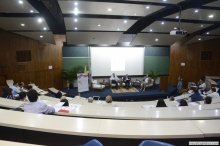 Evento realizado no auditório do RDC. Foto: divulgação do evento.