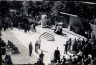 Cerimônia de inauguração do campus. Fotógrafo desconhecido. Acervo Arquivo Nacional.