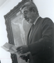 Cerimônia de posse do prof. Amarante como decano do CCBM. Agosto/1992. Fotógrafo Marcus Roberto.